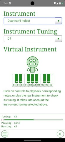 Ocarina Tabs для Android — скриншот 5