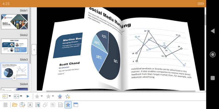 Office NX: Presentations для Android — скриншот 3