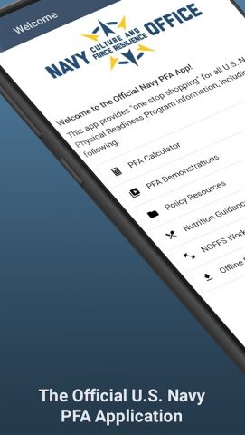 Official Navy PFA для Android — скриншот 1