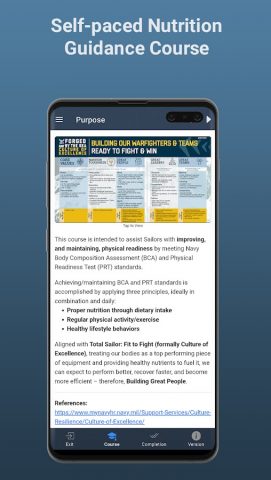 Official Navy PFA для Android — скриншот 4