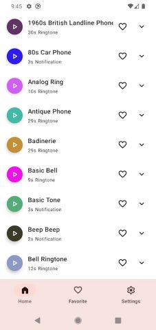 Old Phone Ringtones для Android — скриншот 1