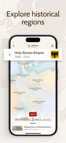 OldMapsOnline — History & Maps для iOS — скриншот 4
