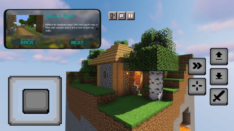 One Chunk Map for Minecraft для Android — скриншот 2