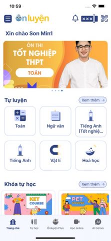 Onluyen для iOS — скриншот 1