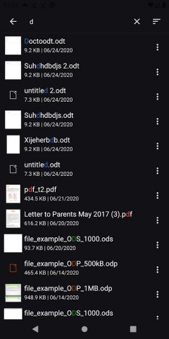 Open Office Viewer — ODF, PDF для Android — скриншот 3