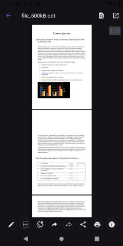 Open Office Viewer — ODF, PDF для Android — скриншот 5