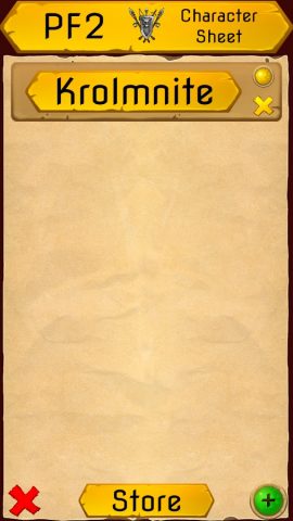 PF2 Character Sheet для Android — скриншот 1