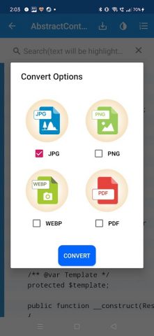 PHP Viewer для Android — скриншот 3