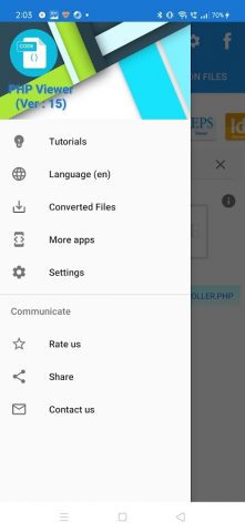PHP Viewer для Android — скриншот 4