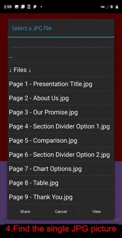 PPT в JPG для Android — скриншот 4