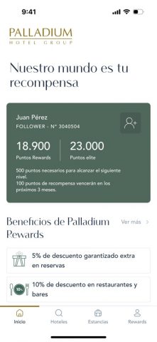 Palladium Hotel Group для iOS — скриншот 2