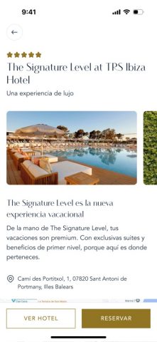 Palladium Hotel Group для iOS — скриншот 5