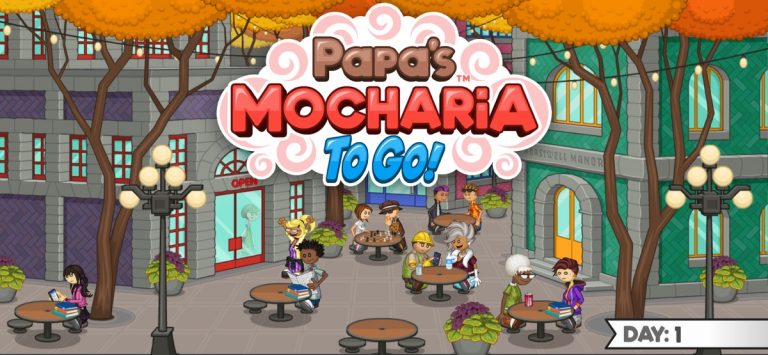 Papa’s Mocharia To Go! — скриншот 1