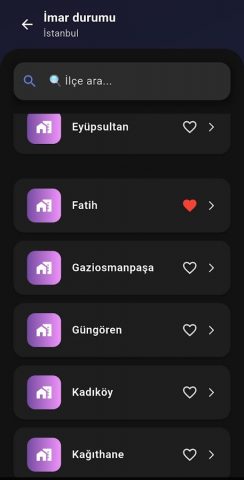 Parsel — Rayiç İmar Sorgulama для Android — скриншот 3