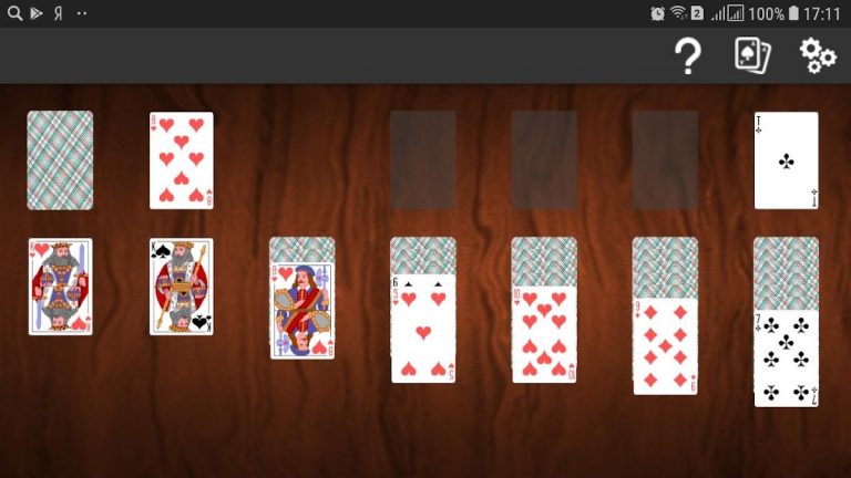 Пасьянс Косынка для Android — скриншот 1