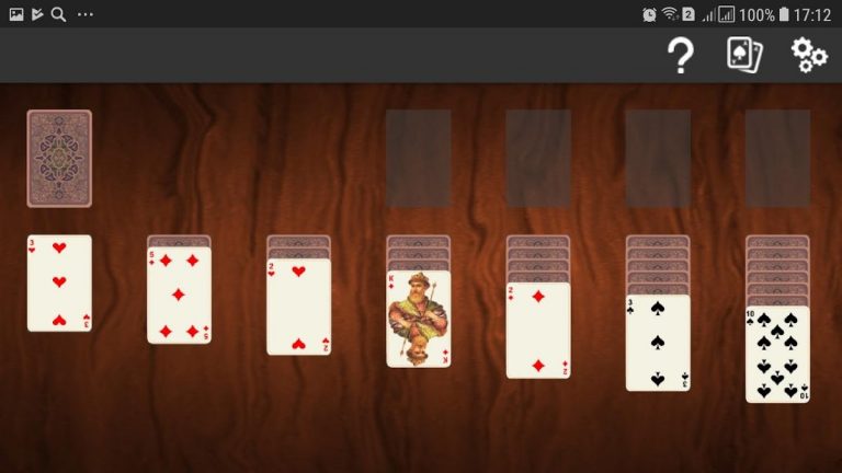 Пасьянс Косынка для Android — скриншот 2