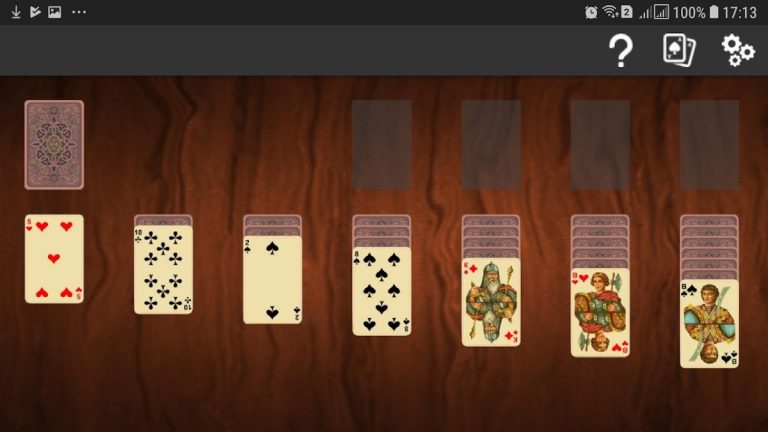 Пасьянс Косынка для Android — скриншот 3