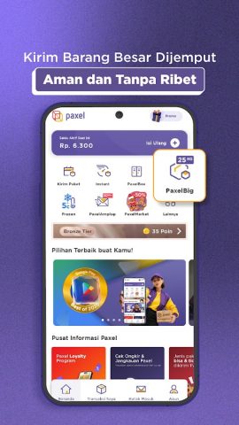 Paxel — Kirim Paket Beda Kota для Android — скриншот 3