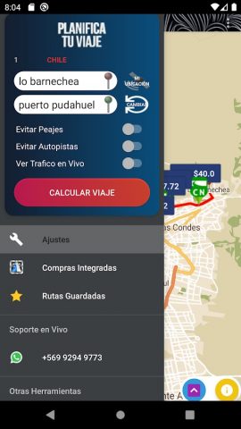 Peaje PRO Peajes y Combustible для Android — скриншот 4