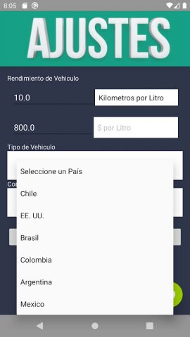 Peaje PRO Peajes y Combustible для Android — скриншот 5
