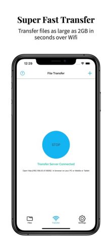 Передача файлов для iOS — скриншот 2