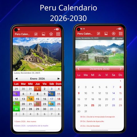 Peru Calendario 2025 для Android — скриншот 2
