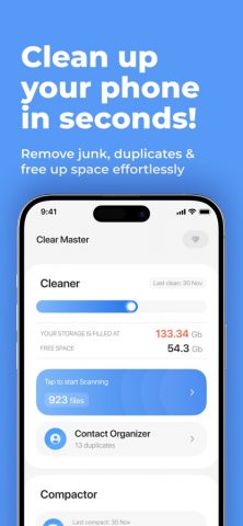 Phone Cleaner: Clean Cache App для iOS — скриншот 1