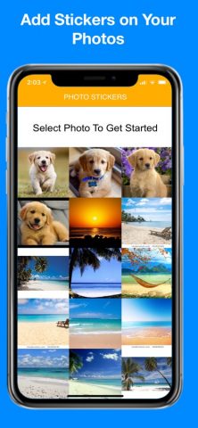 Photo Stickers — Add Stickers для iOS — скриншот 1