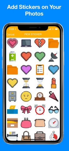 Photo Stickers — Add Stickers для iOS — скриншот 3