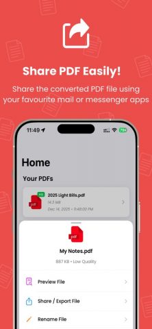 Фото в PDF Быстрый Конвертер для iOS — скриншот 4