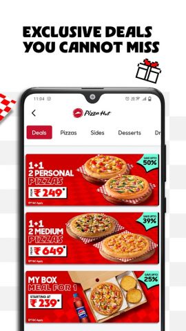 Pizza Hut India — Delivery App для Android — скриншот 2