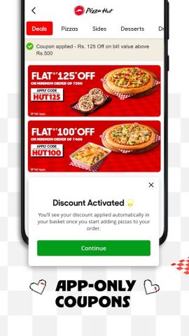 Pizza Hut India — Delivery App для Android — скриншот 3