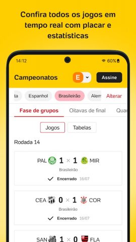 Placar UOL: Futebol e notícias для Android — скриншот 4