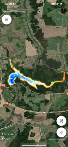 План Рыбалки PRO для iOS — скриншот 1