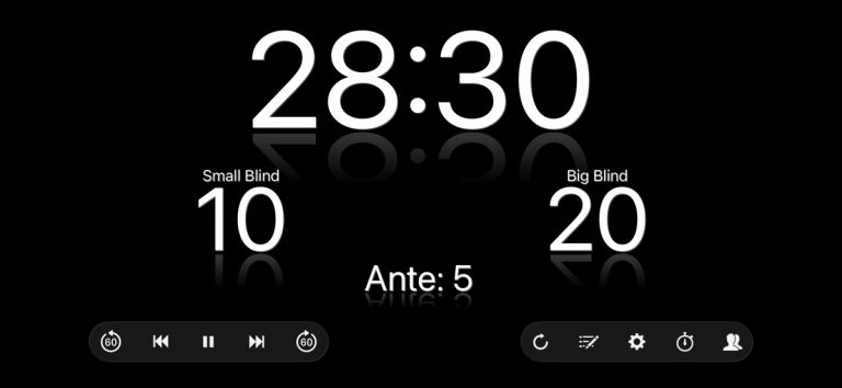 PokerTimer для iOS — скриншот 2