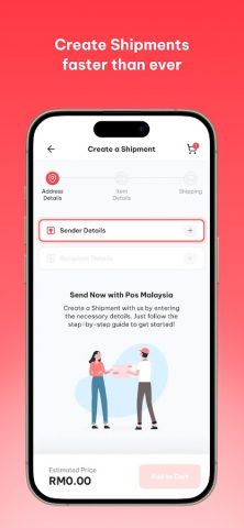 Pos Malaysia для Android — скриншот 2