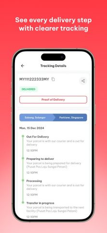 Pos Malaysia для Android — скриншот 5