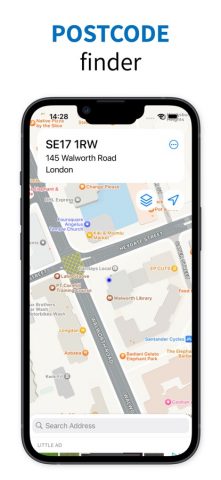 Postcode: The Address Finder для iOS — скриншот 1