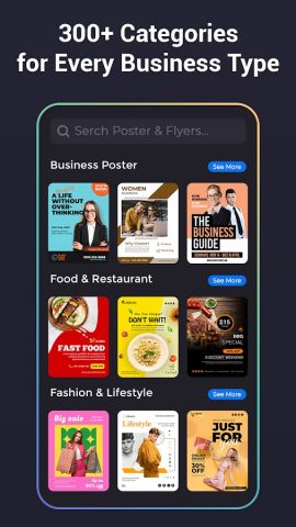 Poster Maker, Flyer Maker для Android — скриншот 2