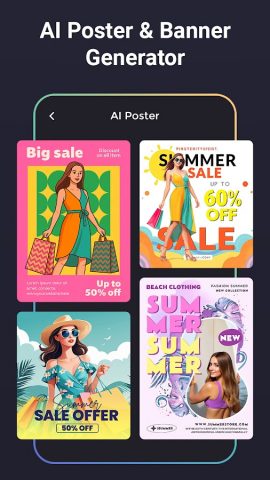 Poster Maker, Flyer Maker для Android — скриншот 4