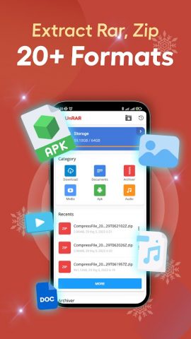 Pro 7-Zip, Unzip Rar Extractor для Android — скриншот 3