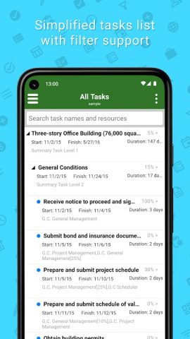 Project Plan 365 для Android — скриншот 3