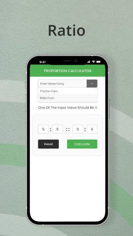 Proportion Calculator для Android — скриншот 3