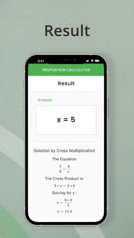 Proportion Calculator для Android — скриншот 4