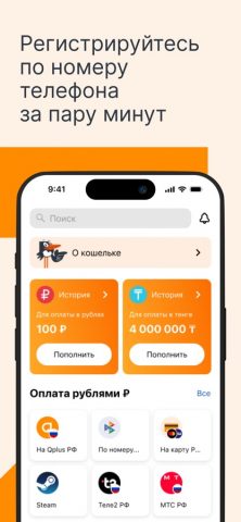 Qplus — электронный кошелёк для iOS — скриншот 2