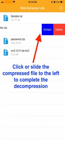 RAR Extractor — Unarchiver для iOS — скриншот 2