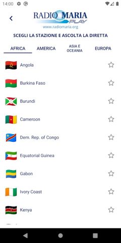 Radio Maria Play для Android — скриншот 3