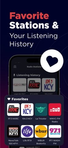 Радио США – Онлайн FM и AM для iOS — скриншот 3