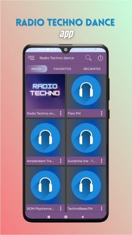 Radio Techno Dance для Android — скриншот 2
