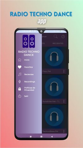 Radio Techno Dance для Android — скриншот 3